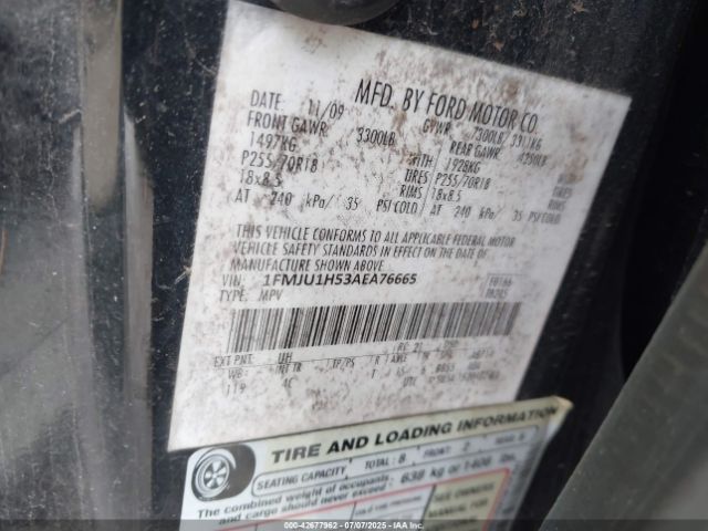 2010 FORD EXPEDITION 1FMJU1H53AEA76665 Photo 8
