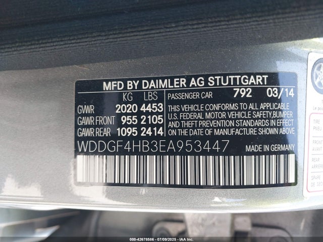 Mercedes-Benz C-Class 2014 WDDGF4HB3EA953447 Image 9