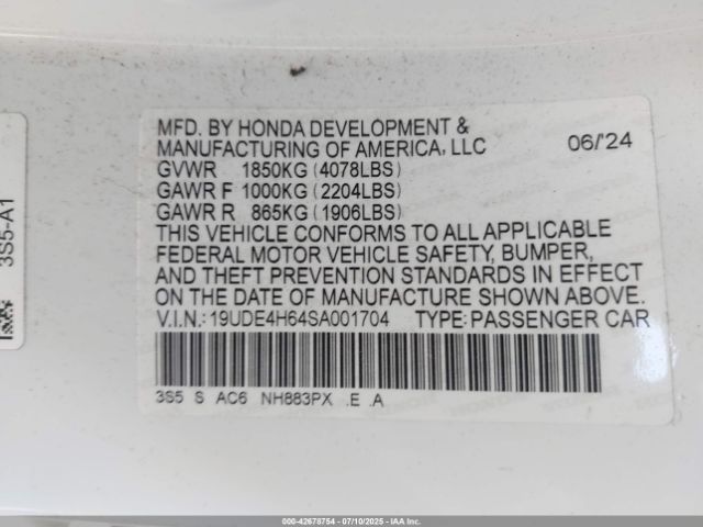 2025 ACURA INTEGRA 19UDE4H64SA001704 Photo 8