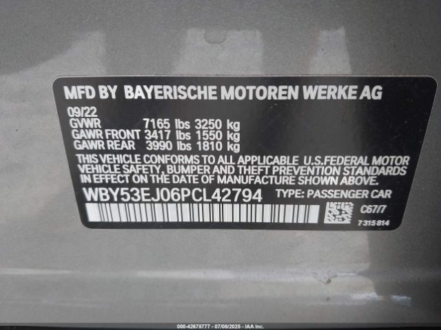 2023 BMW I7 WBY53EJ06PCL42794 Photo 8