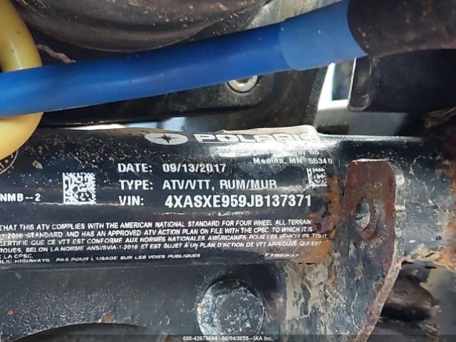 2018 POLARIS SPORTSMAN 4XASXE959JB137371 Photo 9