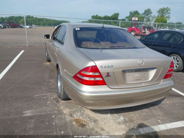 2002 MERCEDES-BENZ S 430 WDBNG70J02A284373 Photo 2