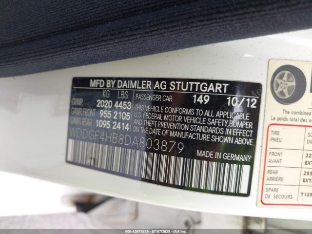 2013 MERCEDES-BENZ C 250 WDDGF4HB8DA803879 Photo 8