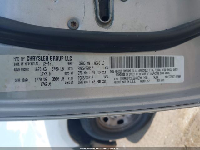 2014 RAM 1500 1C6RR6FT3ES243290 Photo 8