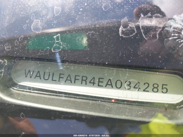 WAULFAFR4EA034285 Audi flex fuel engine