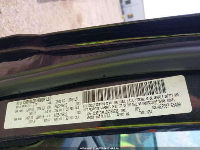 2012 JEEP LIBERTY 1C4PJMAK1CW163938 Photo 8