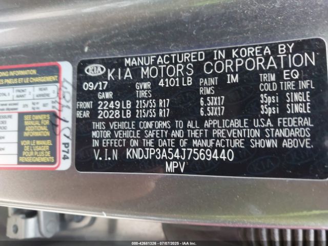 2018 KIA SOUL KNDJP3A54J7569440 Photo 8