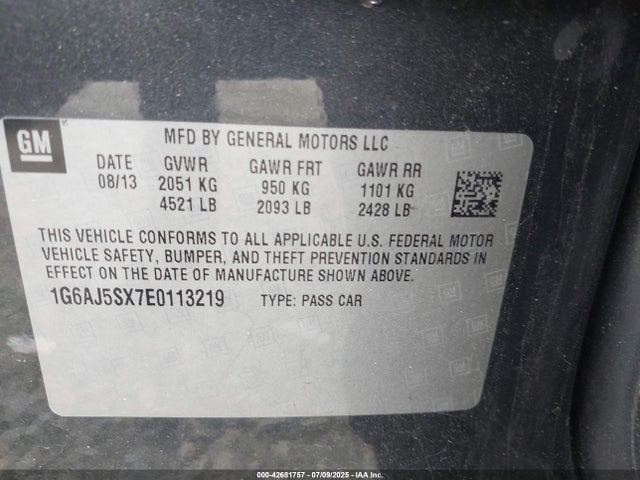 2014 CADILLAC ATS 1G6AJ5SX7E0113219 Photo 8