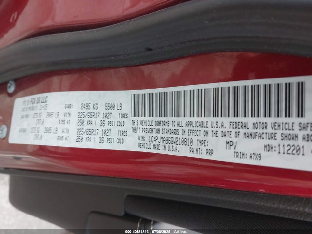 1C4PJMAB6GW210810 Jeep Cherokee