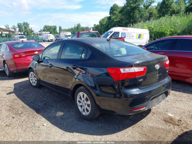 2013 KIA RIO KNADM4A3XD6099285 Photo 2