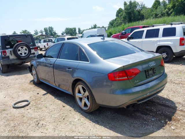 2012 AUDI A4 WAUFFAFL6CA115360 Photo 2