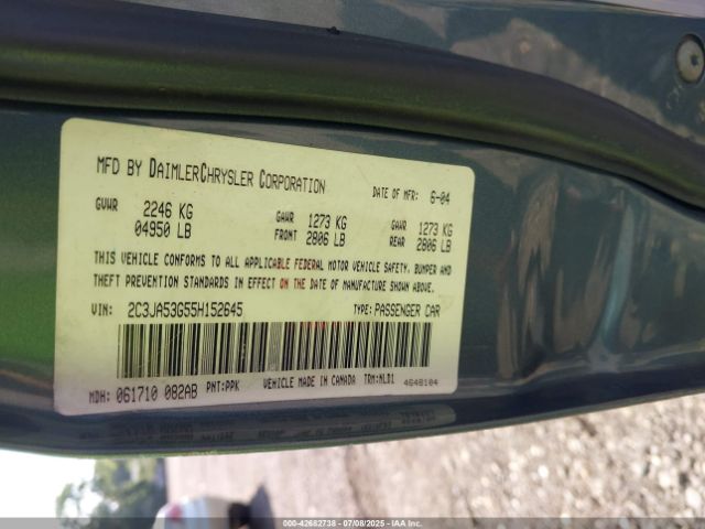 2005 CHRYSLER 300 2C3JA53G55H152645 Photo 8