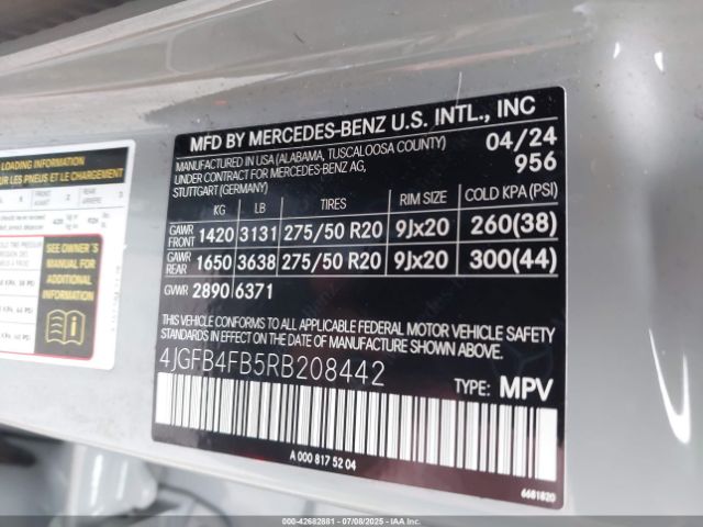 2024 MERCEDES-BENZ GLE 350 4JGFB4FB5RB208442 Photo 8