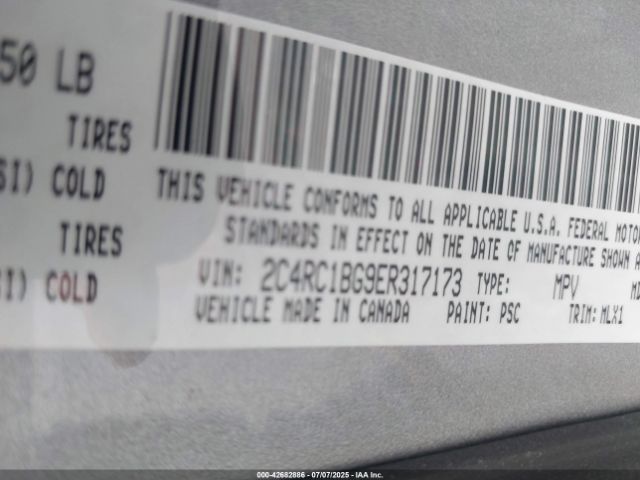 2014 CHRYSLER TOWN & COUNTRY 2C4RC1BG9ER317173 Photo 8