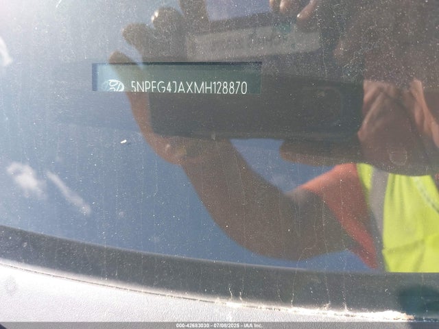 5NPEG4JAXMH128870 Hyundai gdi theta iii