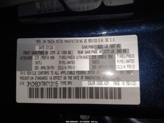 2024 MAZDA CX-30 3MVDMBCM7RM713115 Photo 8