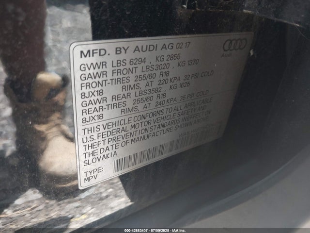 2017 AUDI Q7 WA1LHAF71HD044765 Photo 8