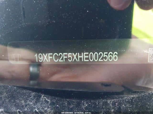 Honda k20c2 2017 19XFC2F5XHE002566 Image 9