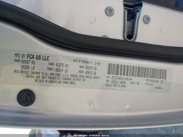 2020 CHRYSLER 300 2C3CCAKG5LH146144 Photo 8