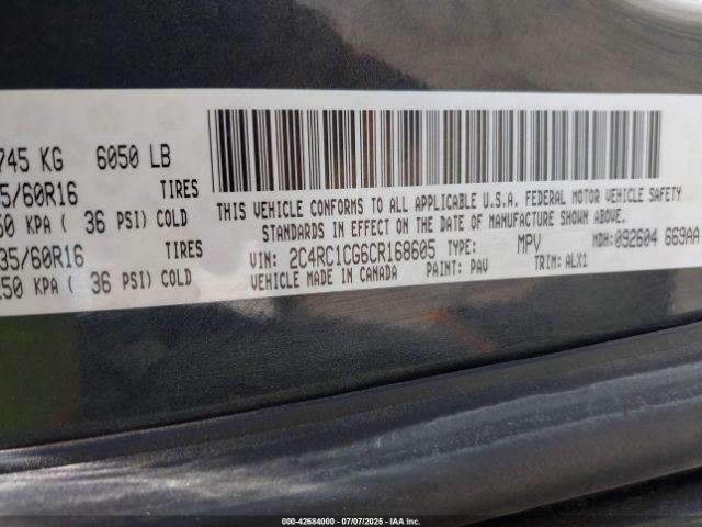 2012 CHRYSLER TOWN & COUNTRY 2C4RC1CG6CR168605 Photo 8