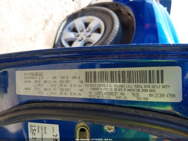 1C6RR7LG0KS596157 RAM 1500