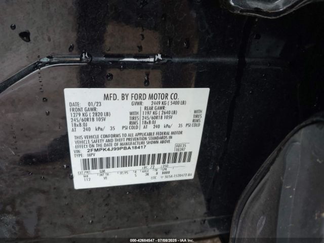 2023 FORD EDGE 2FMPK4J99PBA18417 Photo 8