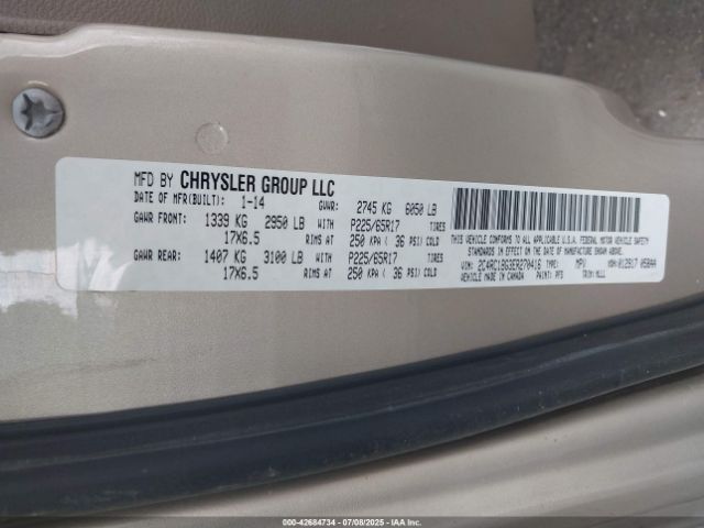 2014 CHRYSLER TOWN & COUNTRY 2C4RC1BG3ER270416 Photo 8