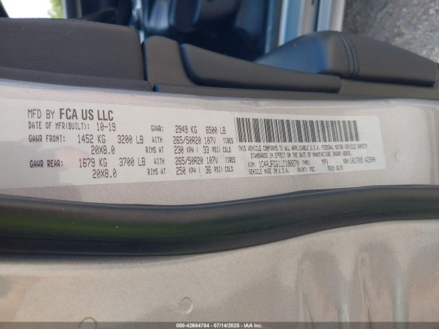 1C4RJFCG1LC180270 Jeep 2020