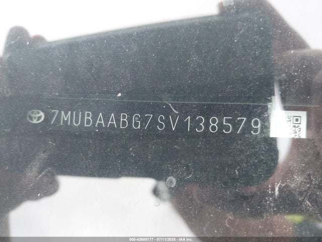 7MUBAABG7SV138579 Toyota m20a-fks