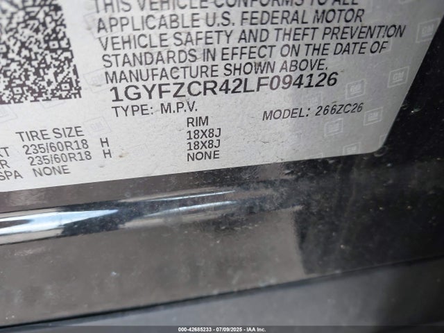 2020 CADILLAC XT4 1GYFZCR42LF094126 Photo 8