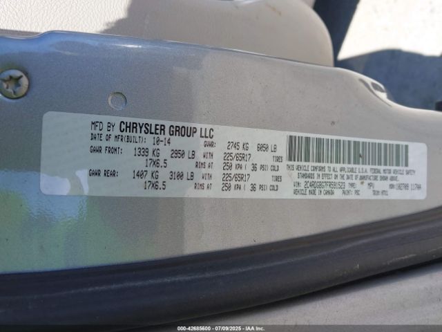 2015 DODGE GRAND CARAVAN 2C4RDGBG7FR591523 Photo 8