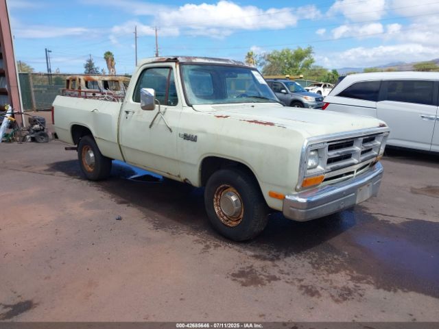 1987 DODGE D-SERIES 1B7FD14H1HS338107