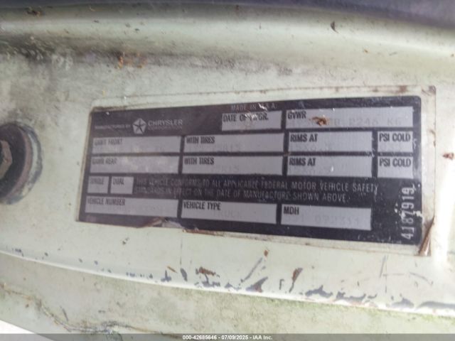 1987 DODGE D-SERIES 1B7FD14H1HS338107 Photo 8