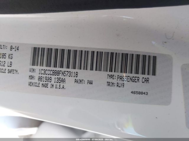 2015 CHRYSLER 200 1C3CCCBB8FN573118 Photo 8