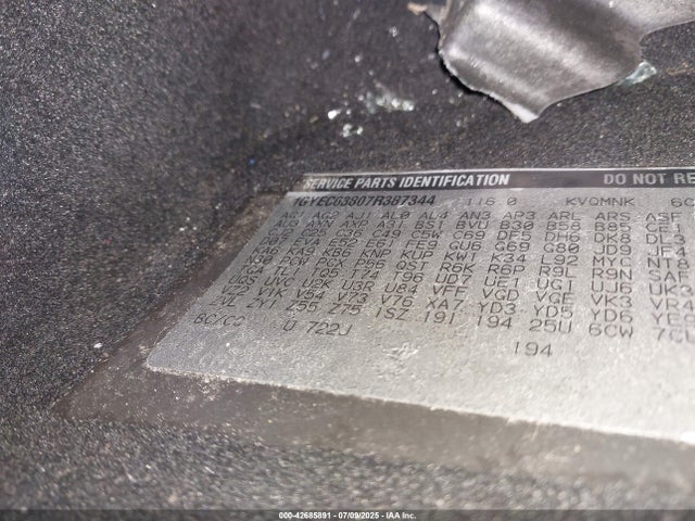 2007 CADILLAC ESCALADE 1GYEC63807R387344 Photo 8
