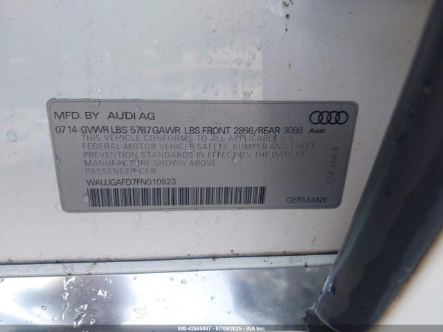 2015 AUDI A8 WAUJGAFD7FN010923 Photo 8