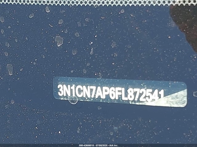 3N1CN7AP6FL872541 Nissan 2015
