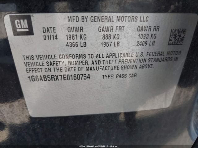 2014 CADILLAC ATS 1G6AB5RX7E0160754 Photo 8