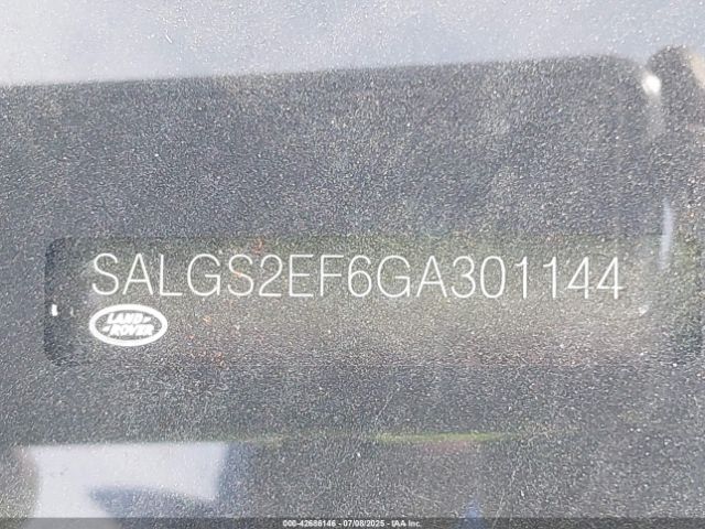 2016 LAND ROVER RANGE ROVER SALGS2EF6GA301144 Photo 8