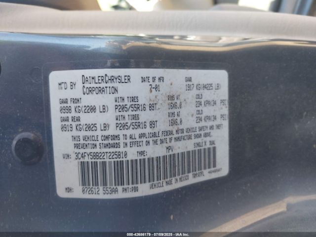 2002 CHRYSLER PT CRUISER 3C4FY58B22T225810 Photo 8