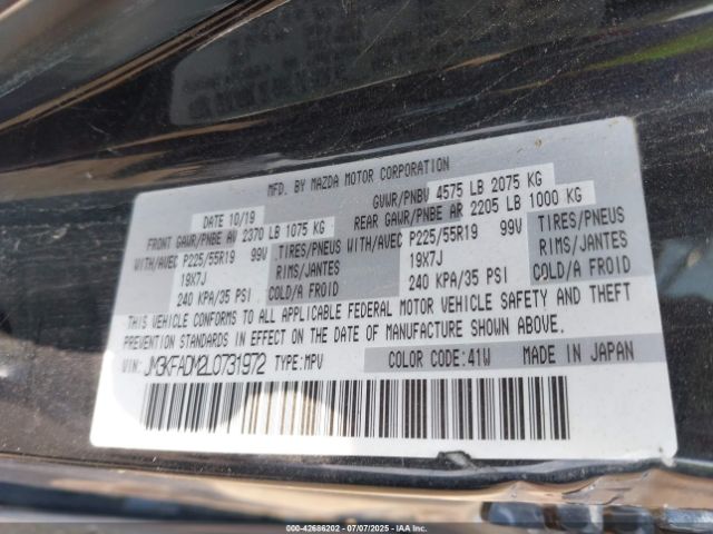 2020 MAZDA CX-5 JM3KFADM2L0731972 Photo 8
