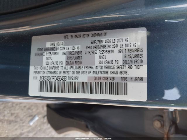 2015 MAZDA CX-5 JM3KE4DY7F0455493 Photo 8