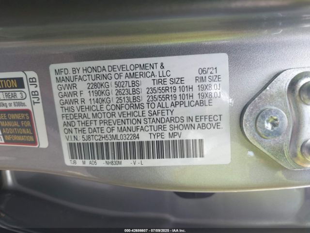 2021 ACURA RDX 5J8TC2H53ML032284 Photo 8