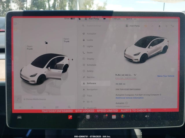 Tesla 2022 2022 7SAYGDEF2NF558690 Image 7