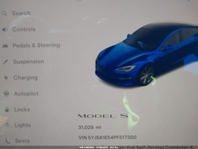 2023 TESLA MODEL S 5YJSA1E54PF517300 Photo 6