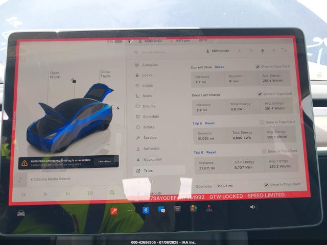 2022 TESLA MODEL Y 7SAYGDEF4NF461992 Photo 6