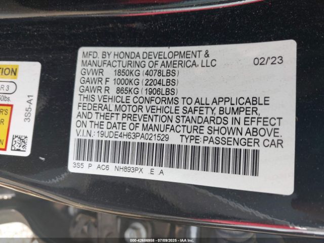 2023 ACURA INTEGRA 19UDE4H63PA021529 Photo 8