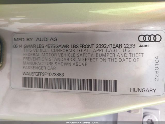 2015 AUDI A3 WAUEFGFF9F1023883 Photo 8