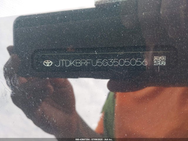 JTDKBRFU5G3505056 Toyota 2zr-fxe,1nm