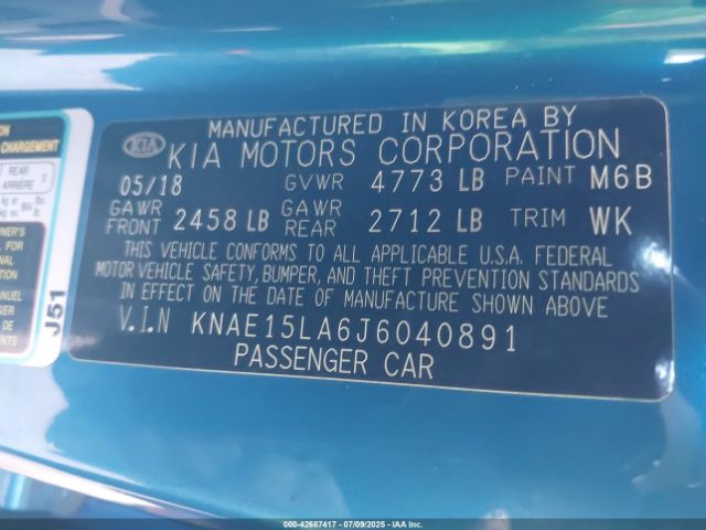 2018 KIA STINGER KNAE15LA6J6040891 Photo 8